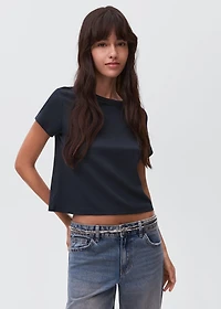 Essential cotton-blend T-shirt