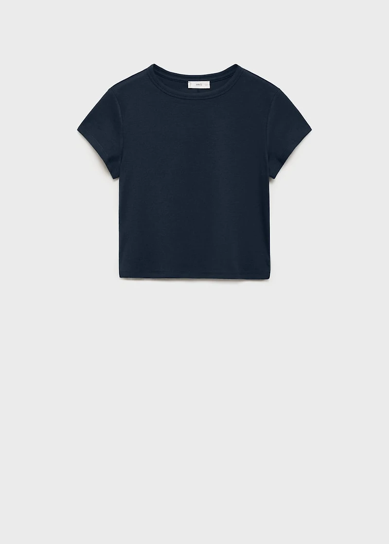 Essential cotton-blend T-shirt
