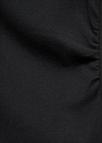 Asymmetric cotton T-shirt