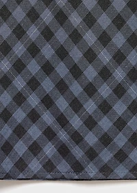 Checked long skirt