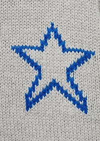 Star knitted sweater