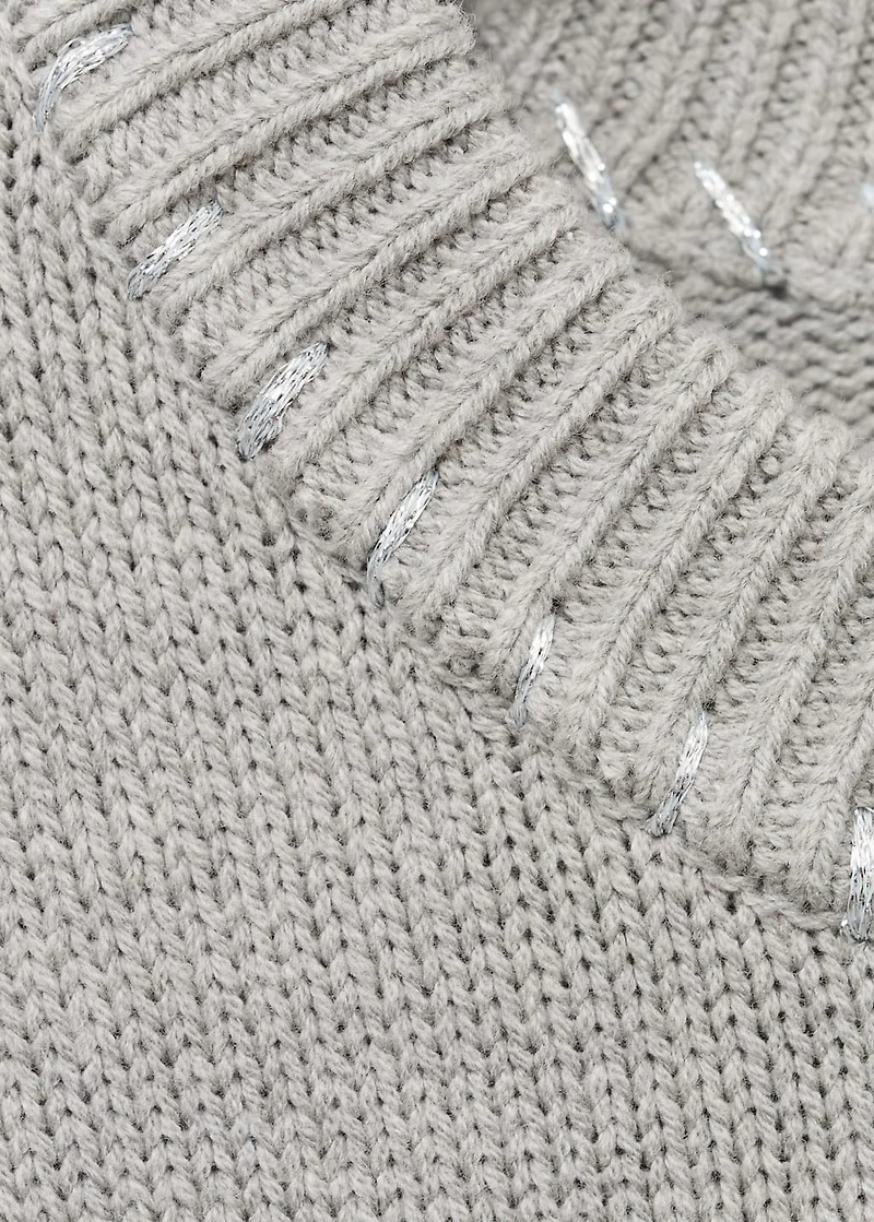 Star knitted sweater