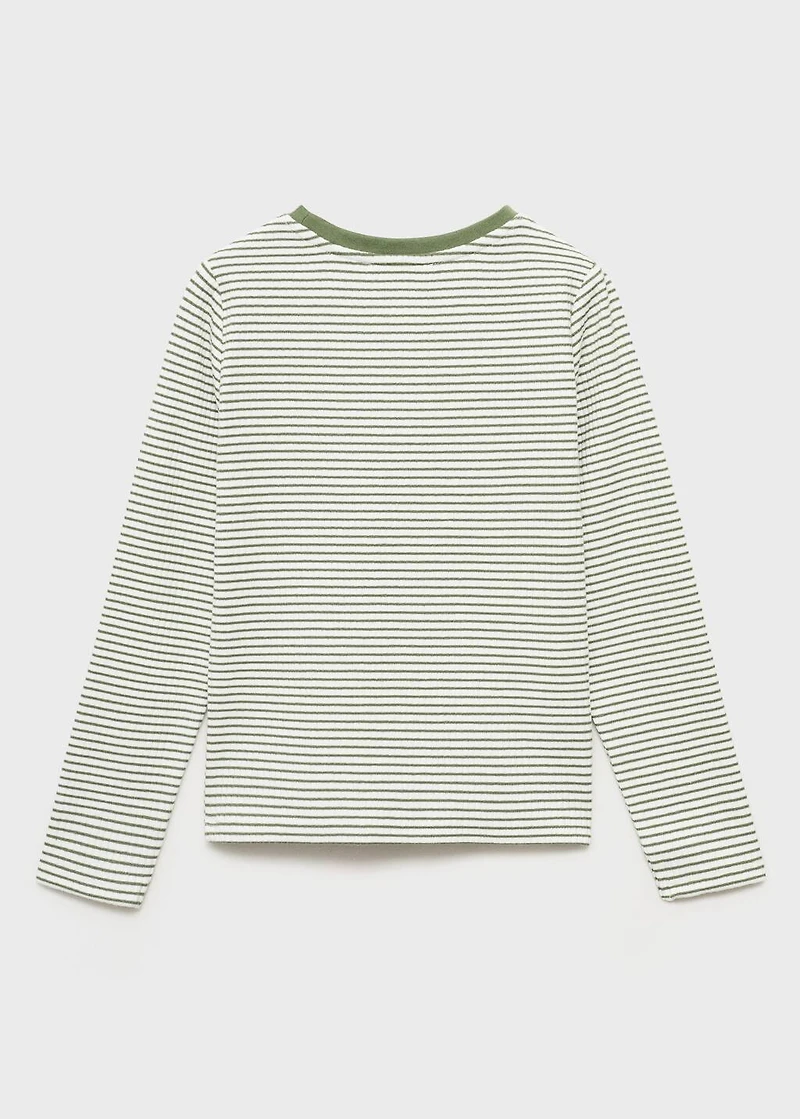 Striped cotton t-shirt