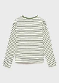Striped cotton t-shirt