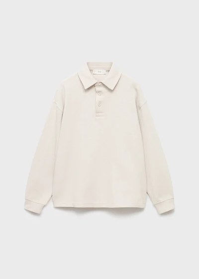 Polo-neck sweatshirt