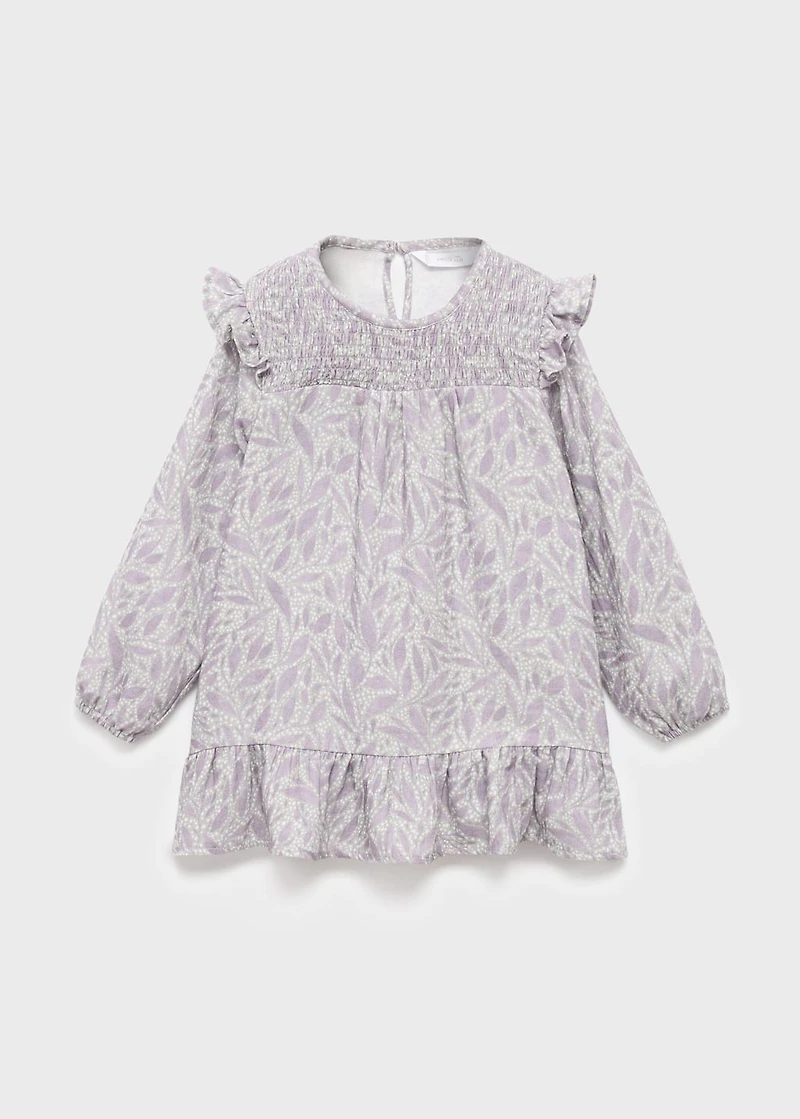 Printed cotton dress