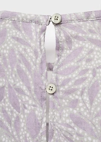 Printed cotton dress