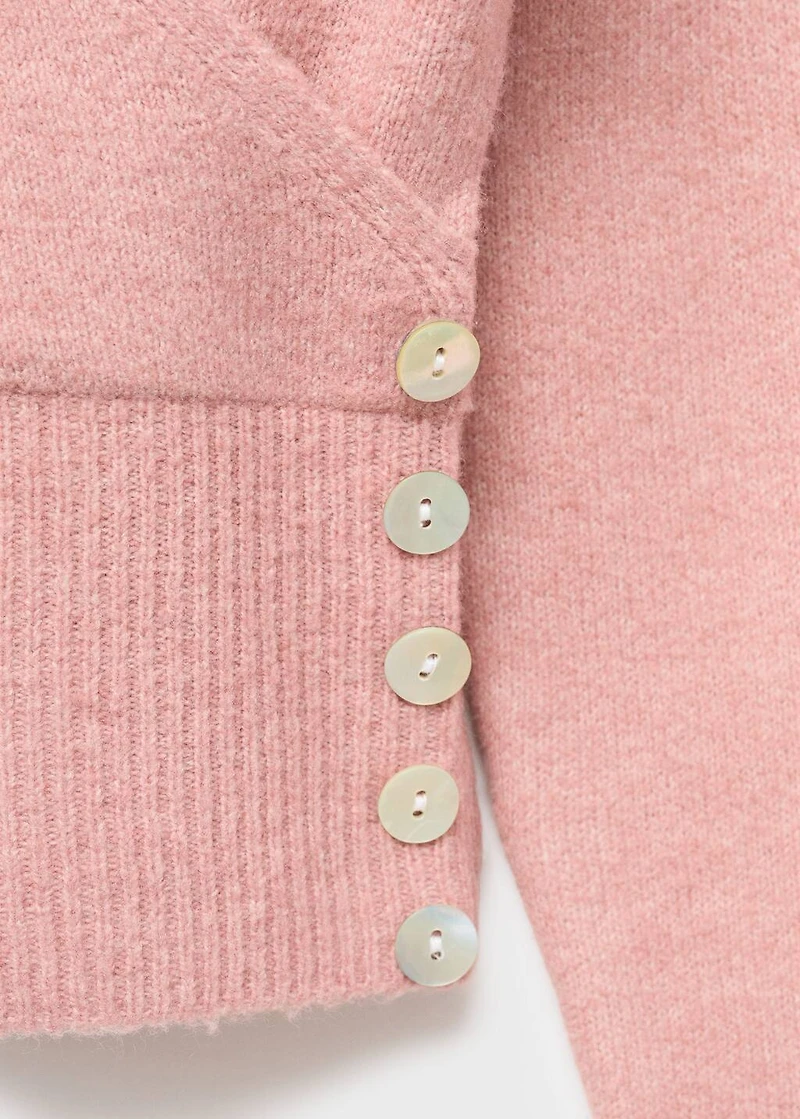 Double-breasted cardigan