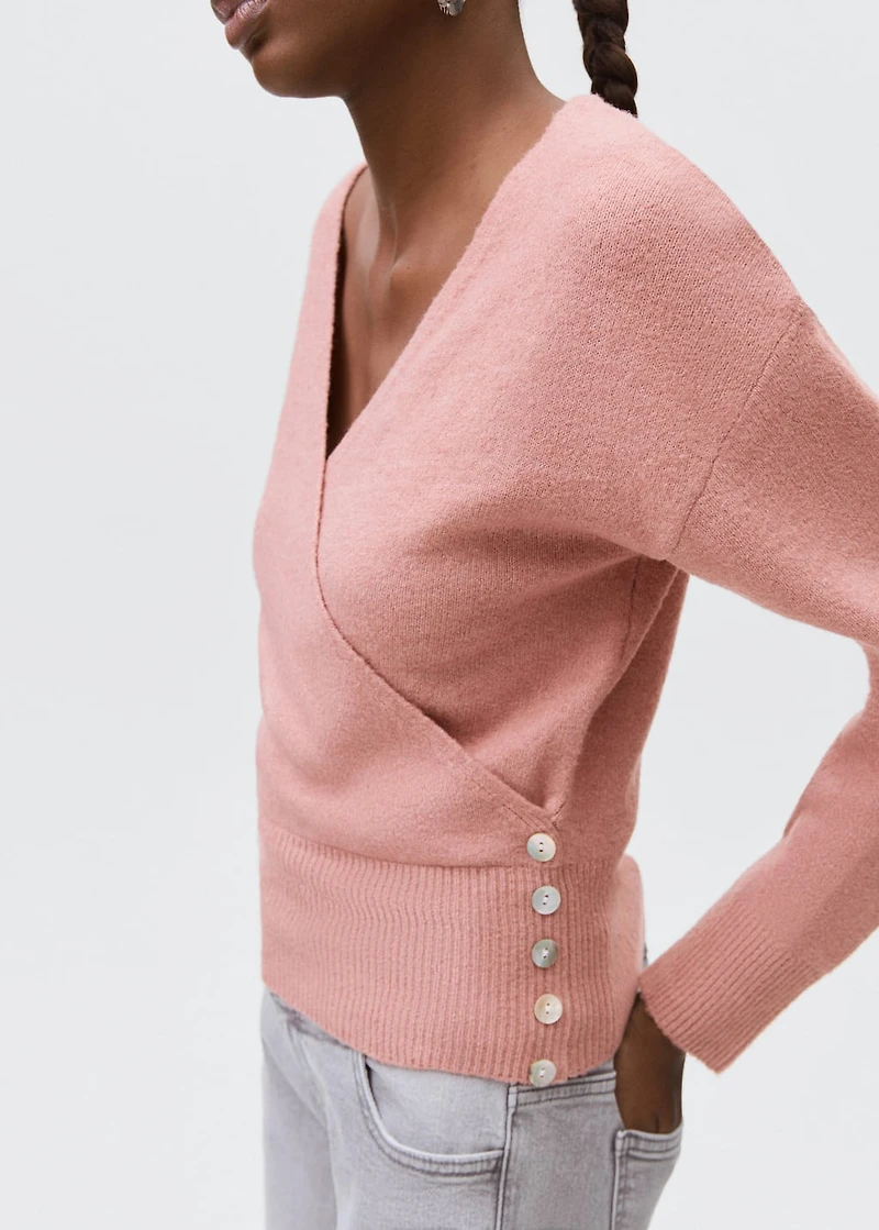 Double-breasted cardigan