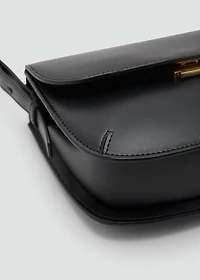Crossbody bag with flap