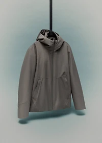Water-repellent Thermolite® hooded jacket
