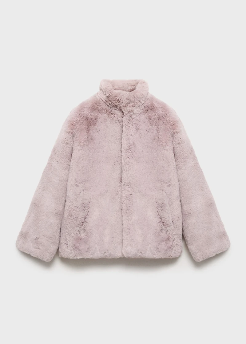 Fur-effect coat