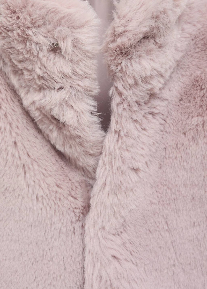 Fur-effect coat