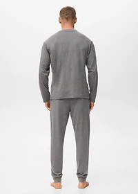 Long cotton pajama pack