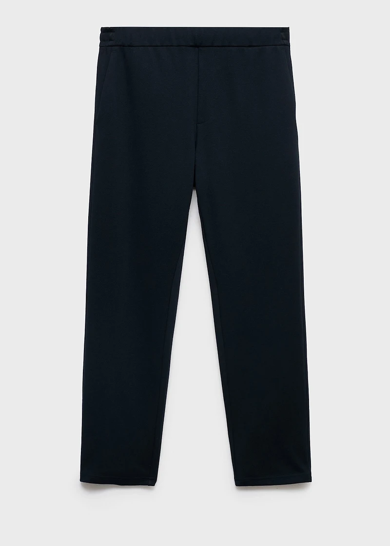 Technical structured joggers