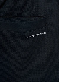 Technical structured joggers