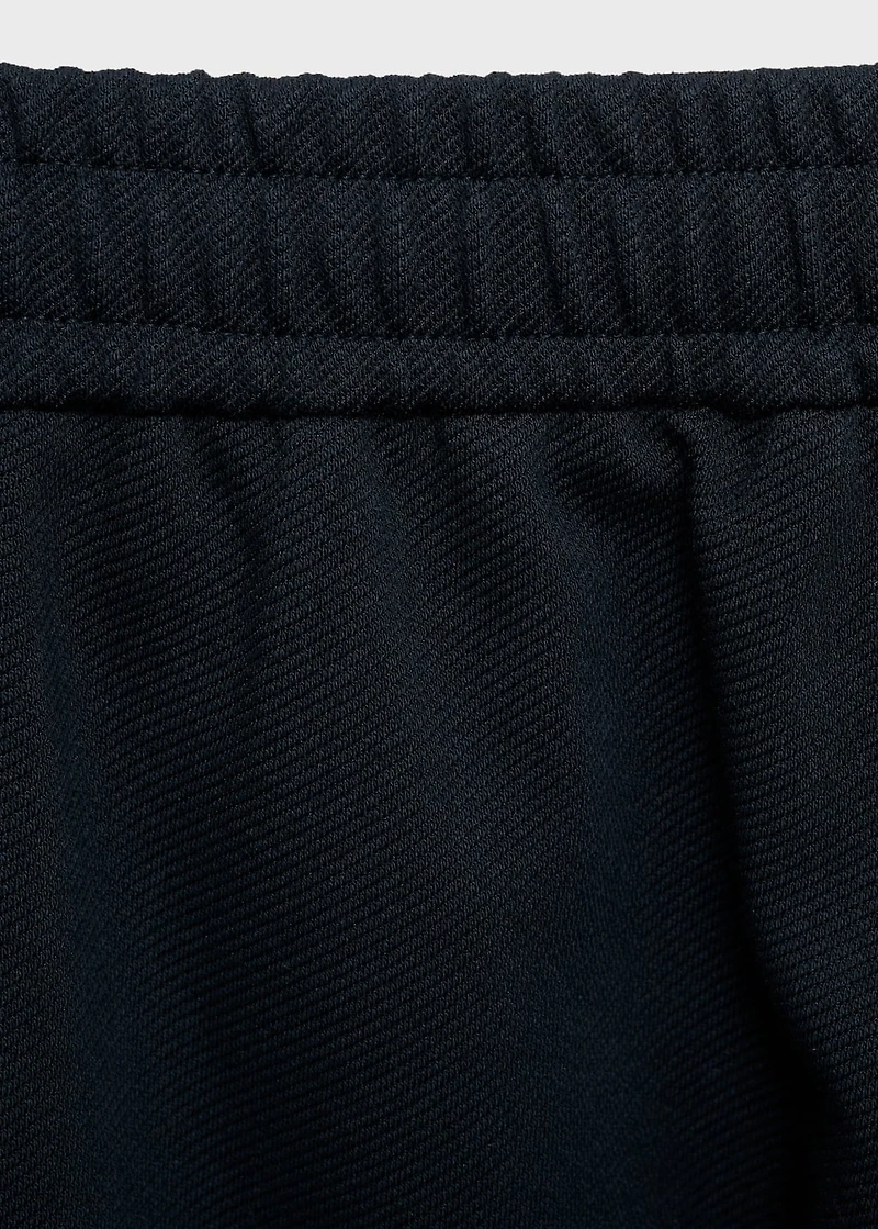 Technical structured joggers