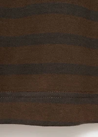100% cotton relaxed-fit striped t-shirt