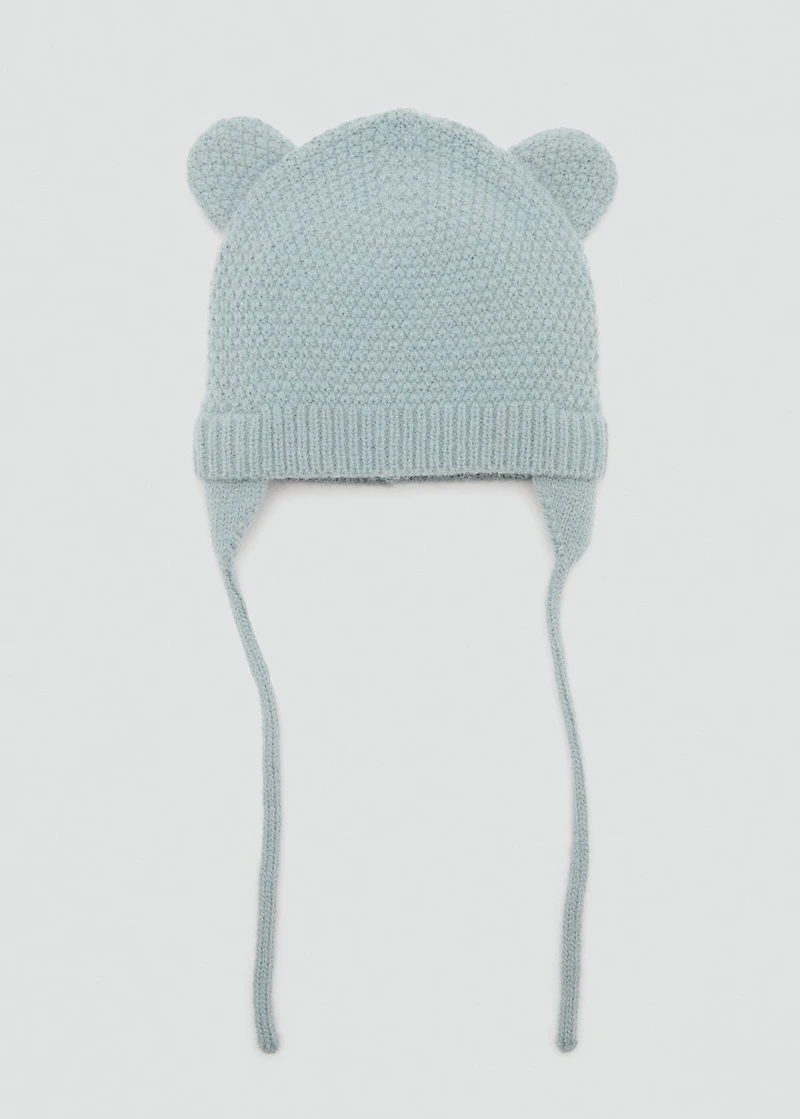 Ears knitted beanie