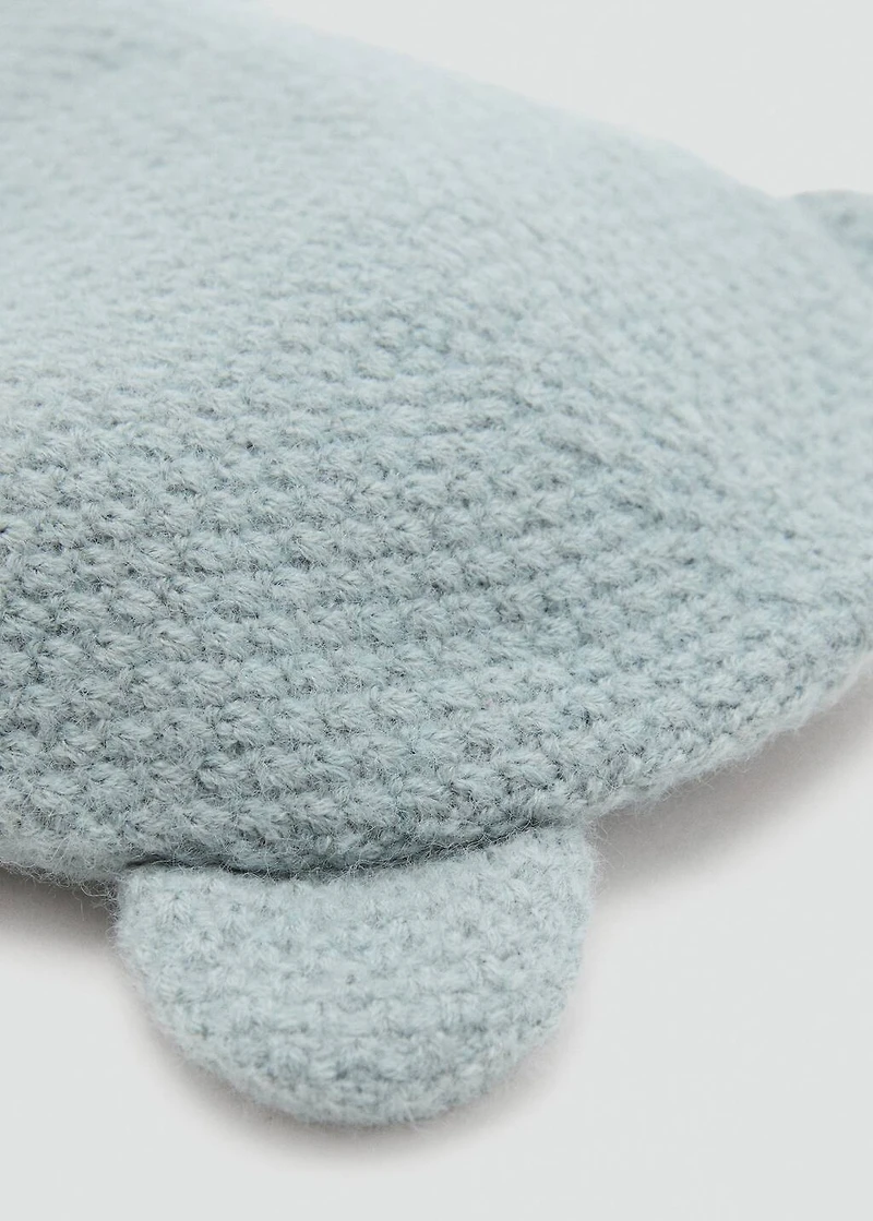 Ears knitted beanie