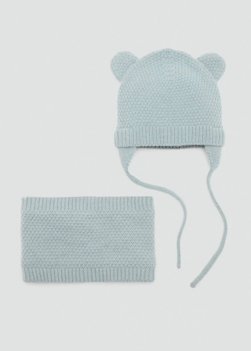 Ears knitted beanie
