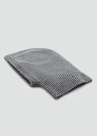 Cashmere wool blend balaclava