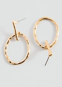 Circular-design earrings
