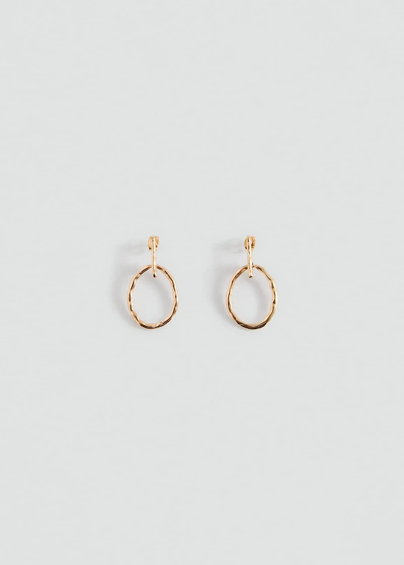 Circular-design earrings