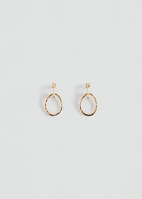 Circular-design earrings