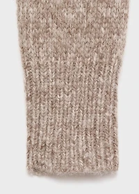 Zip knit sweater