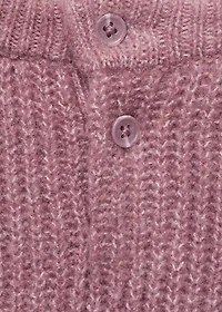 Knitted ribbed sweater