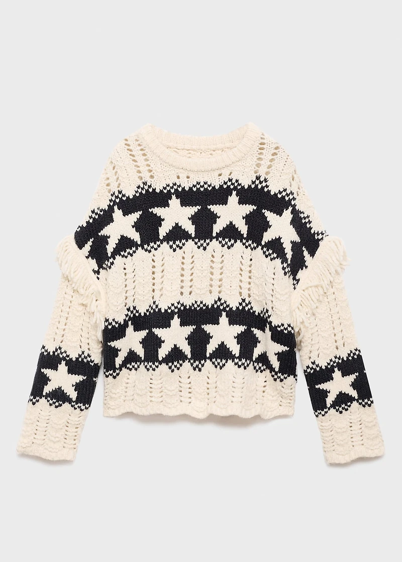 Stars knitted sweater
