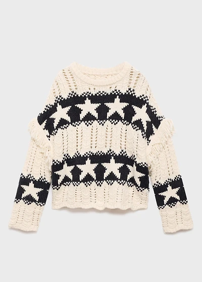 Stars knitted sweater