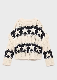 Stars knitted sweater