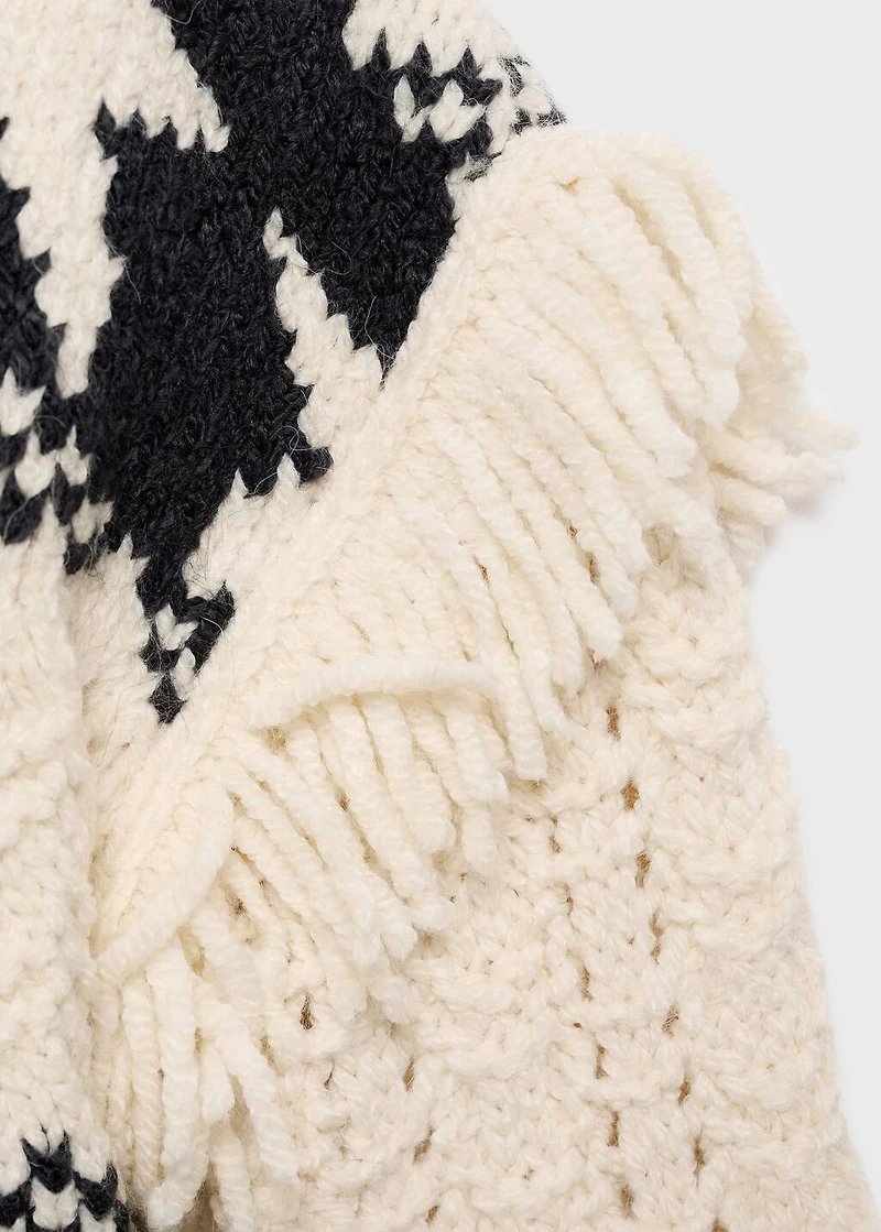 Stars knitted sweater