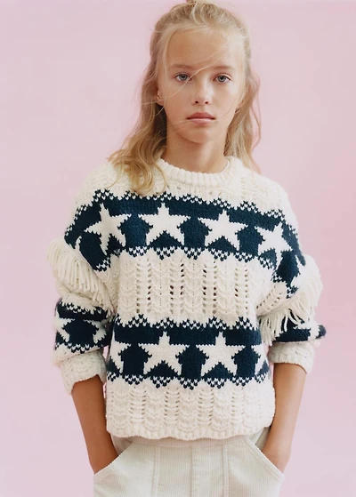 Stars knitted sweater