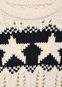 Stars knitted sweater