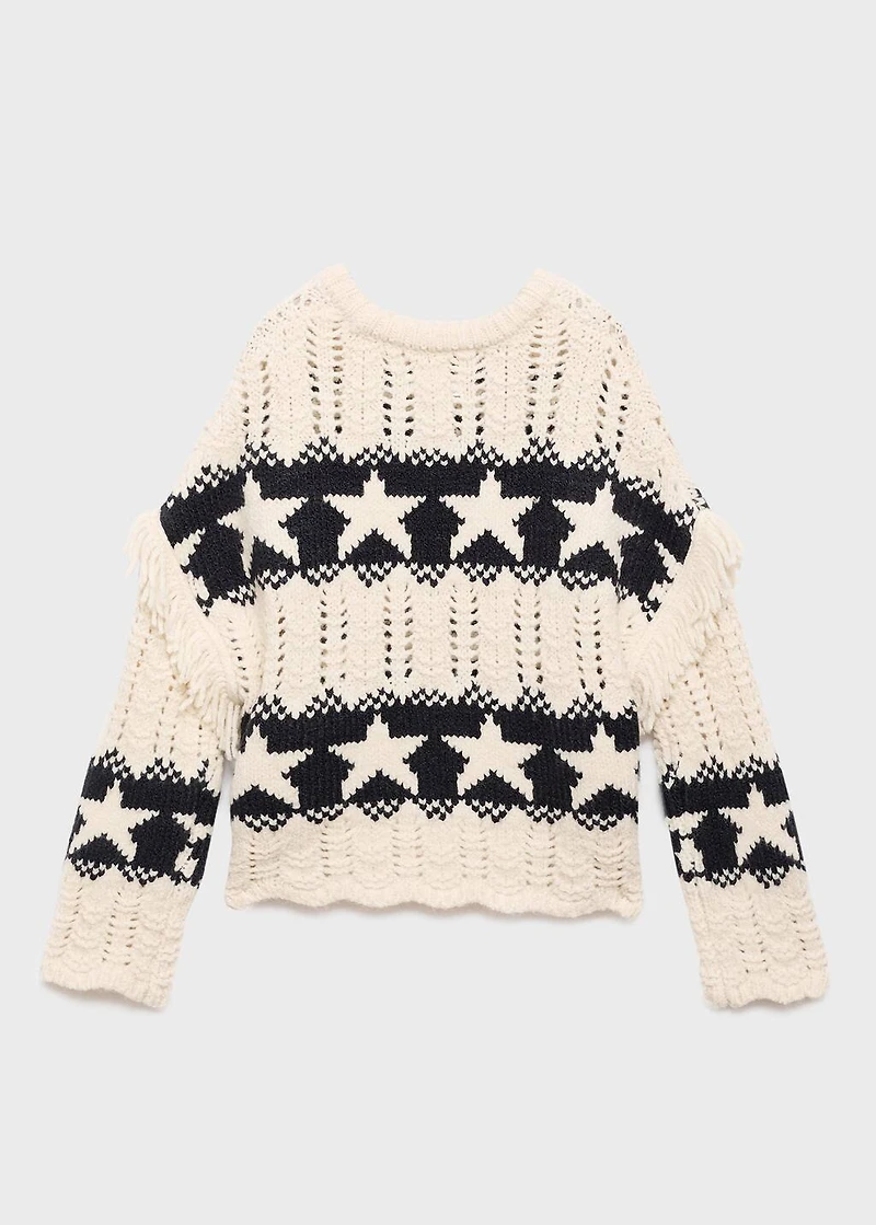 Stars knitted sweater