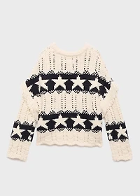 Stars knitted sweater
