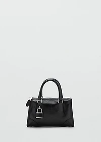 Mini rectangular handbag with handles