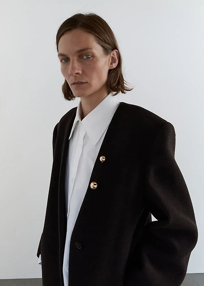 Wool overcoat
