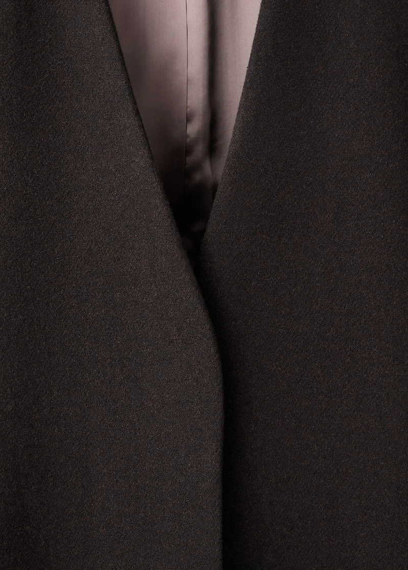 Wool overcoat