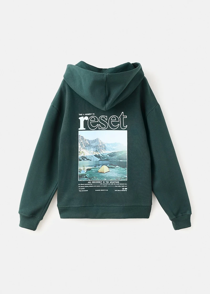 Printed hoodie