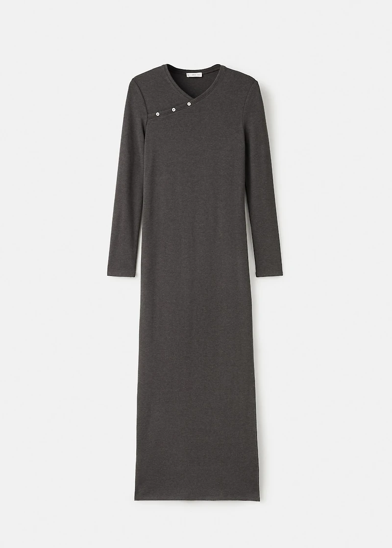 Long wrap dress