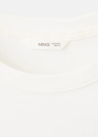 Embroidered cotton T-shirt