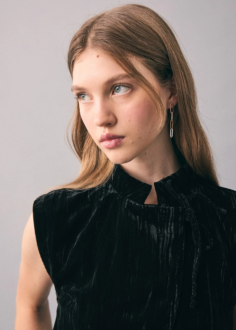 Velvet vest
