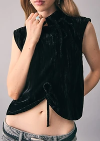 Velvet vest