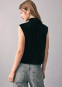 Velvet vest