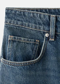 Mid-rise balloon jeans