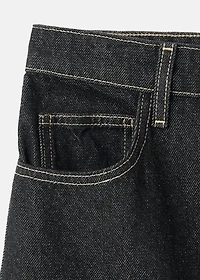 Balloon jeans with patches